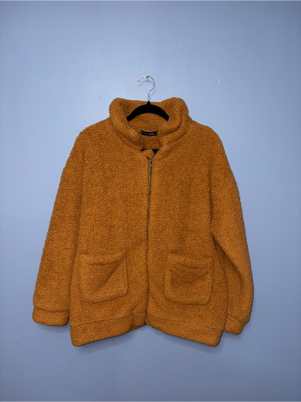 Zaful | Rust Teddy Jacket | Size Medium